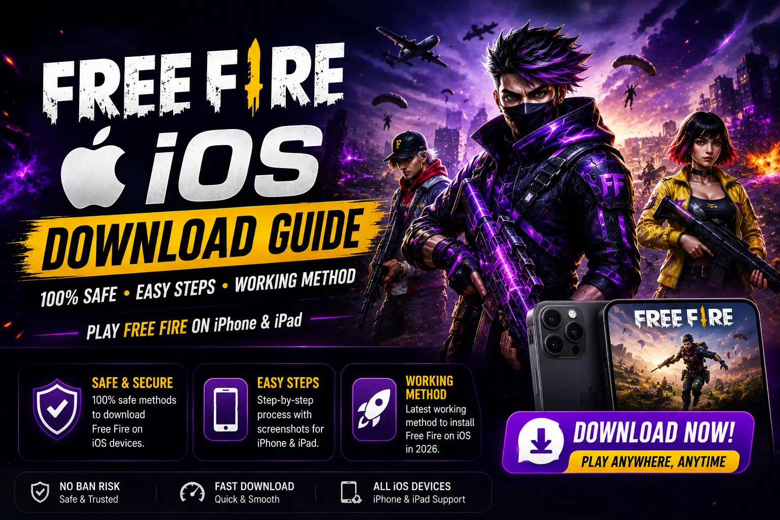 Read complete guides about free fire for ios